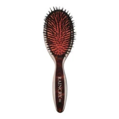 RAINCRY Condition Pure Natural Bristle Paddle Brush - Travel 18cm